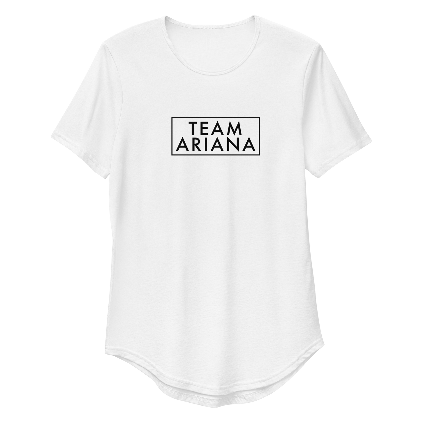Team Ariana Curved Hem T-Shirt