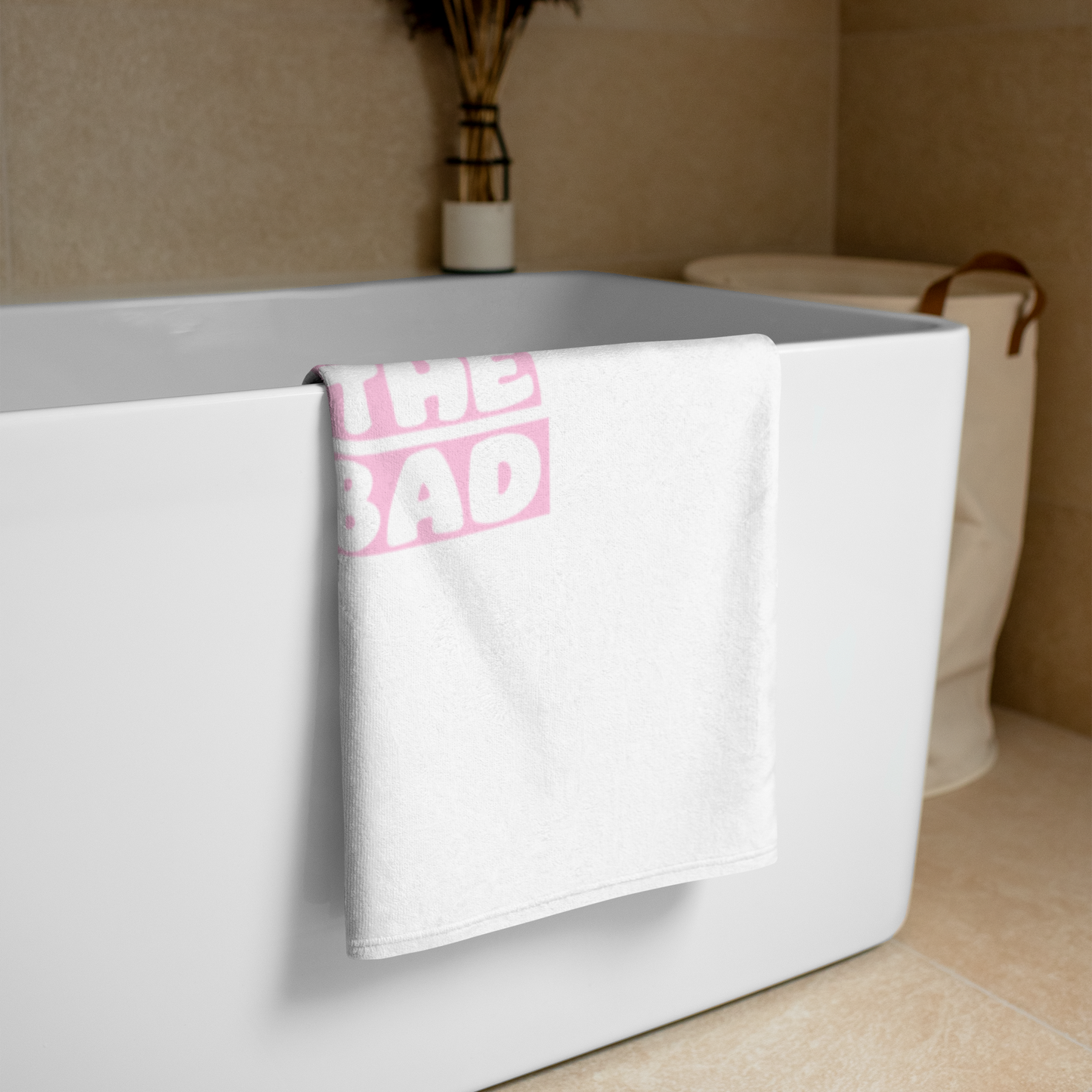 CARLSBAD "Its All Good in the Bad" Beach Towel
