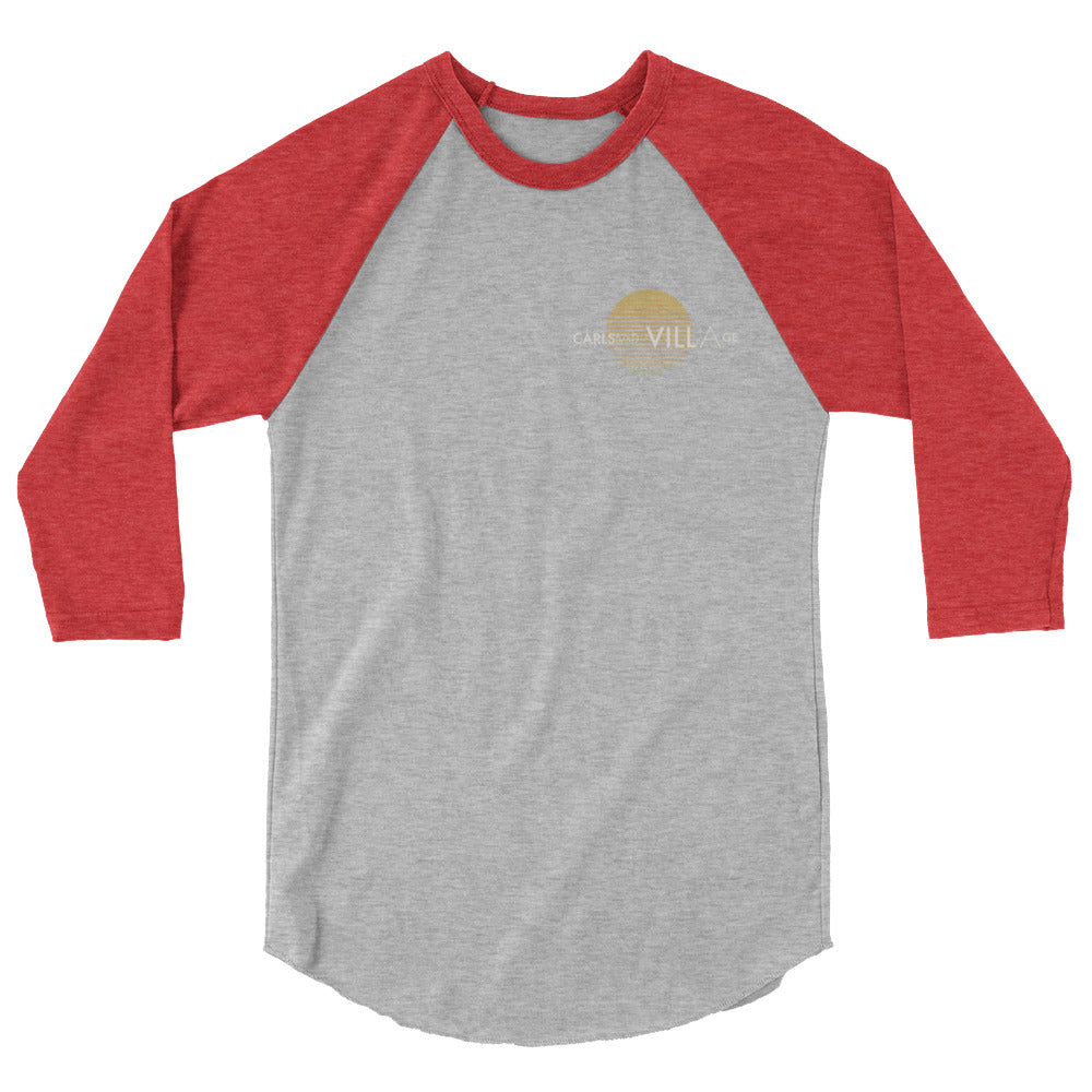 Carlsbad Village 3/4 sleeve raglan shirt