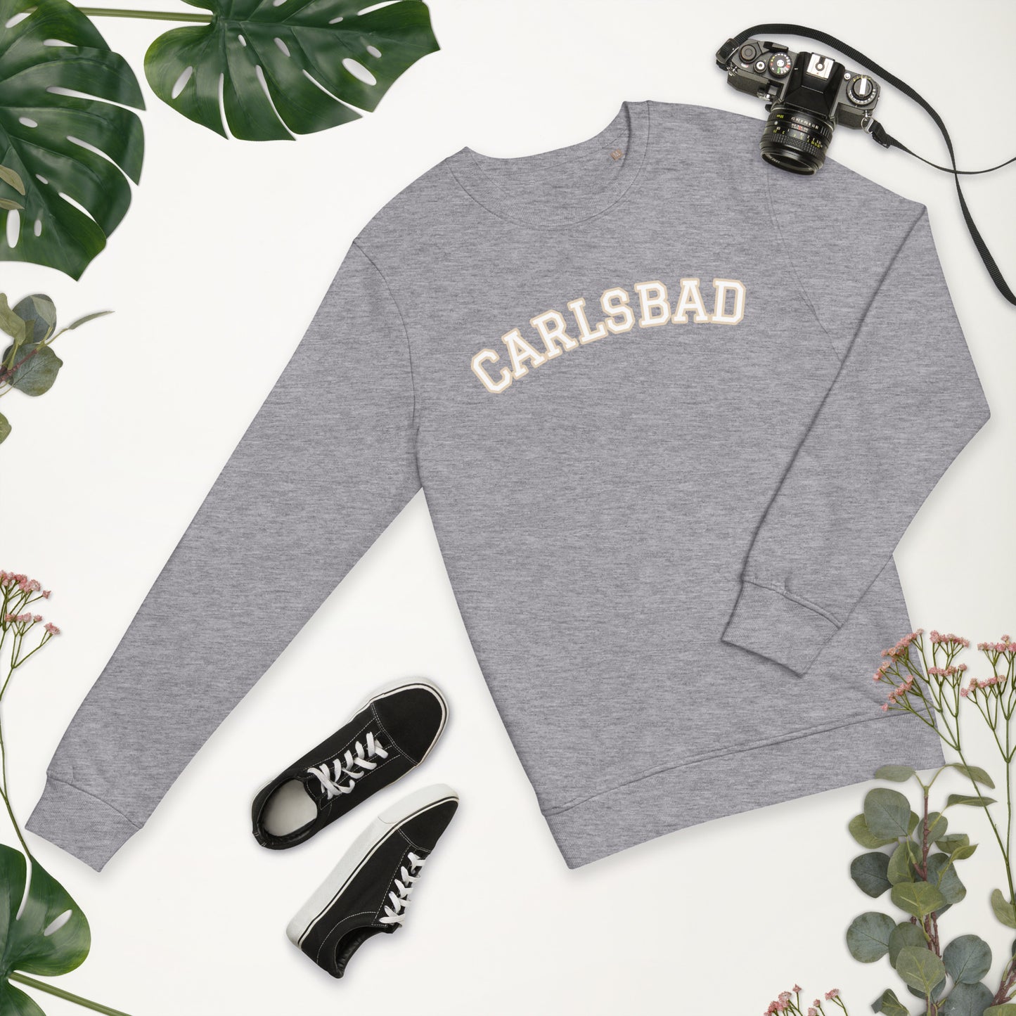 A CARLSBAD "University" style organic sweatshirt
