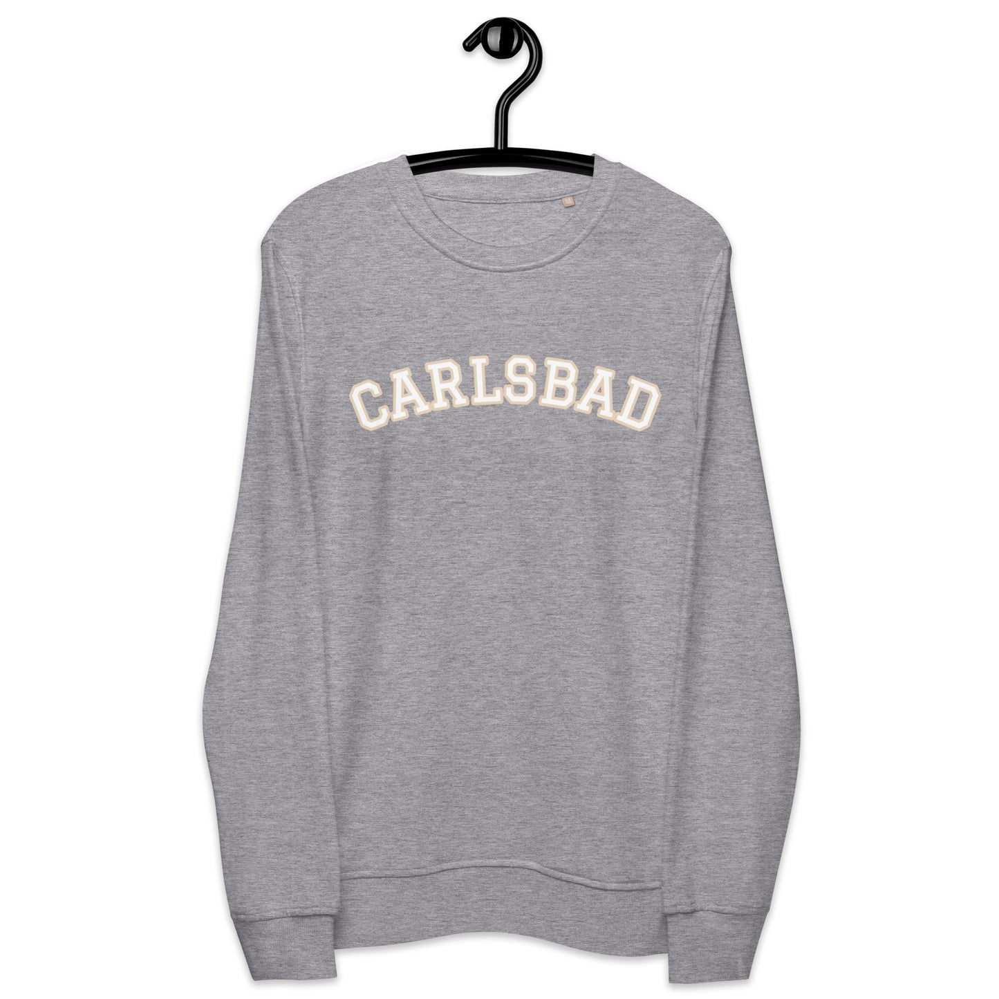 A CARLSBAD "University" style organic sweatshirt