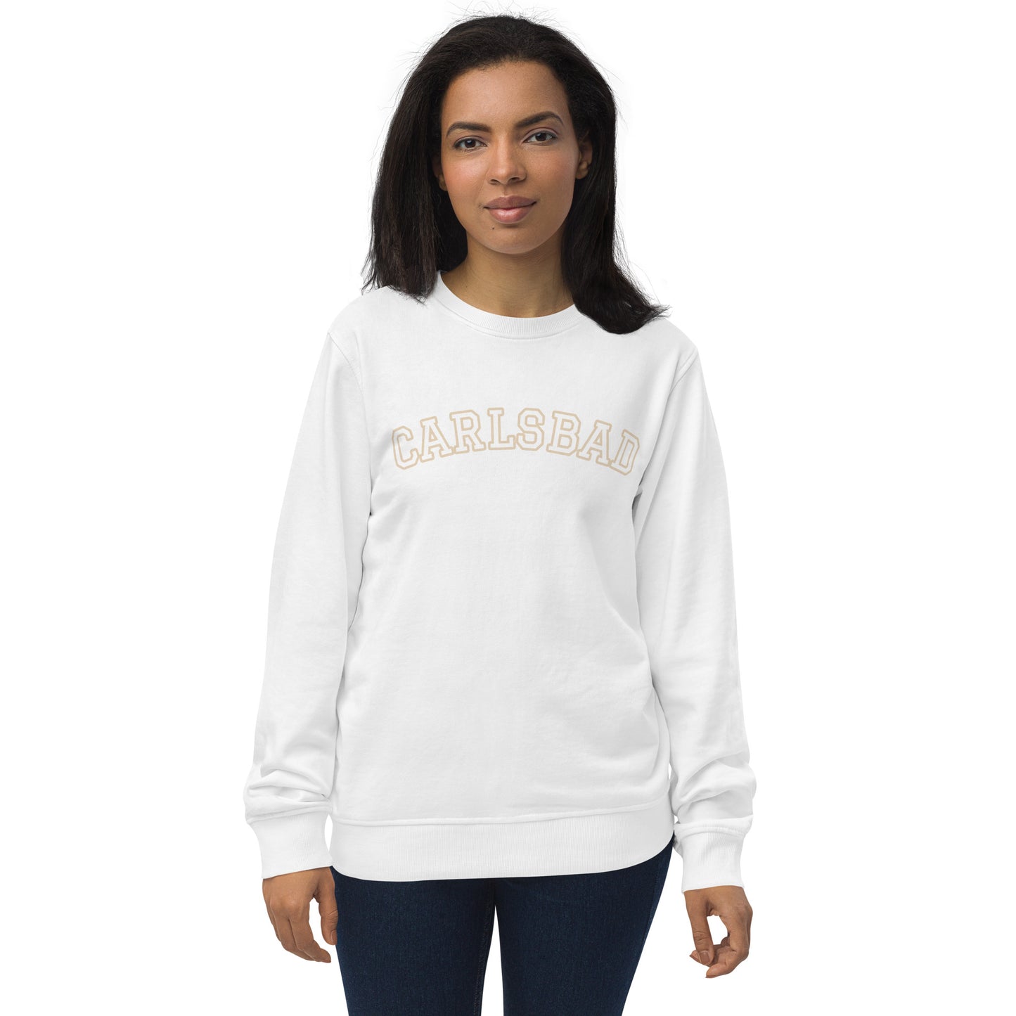 A CARLSBAD "University" style organic sweatshirt